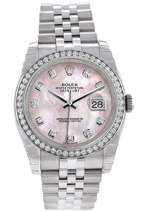 rolex mother of pearl custom dial|rolex lady datejust watch.